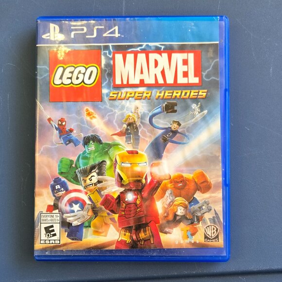 LEGO Marvel Super Heroes PS4 Video Game - Complete In Box (CIB) - Picture 1 of 2